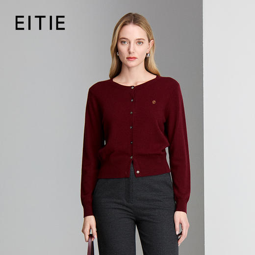 EITIE爱特爱精致时尚保暖羊毛针织衫8401102 商品图1