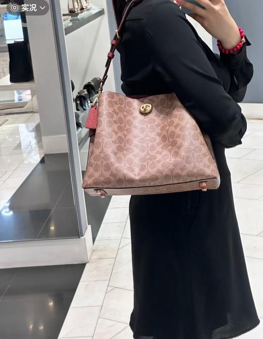 KC水桶包 Willow系列  经典棕色老花 商品图12