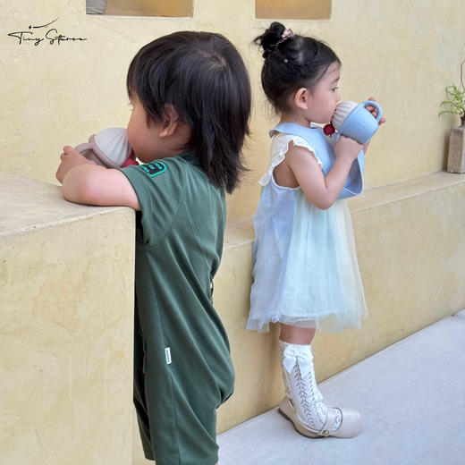 【tinystarse】冰淇淋防尘盖硅胶吸管水杯 商品图1