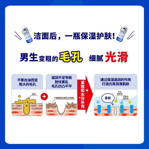毛孔抚子 保湿收敛水男士300ml 商品图1