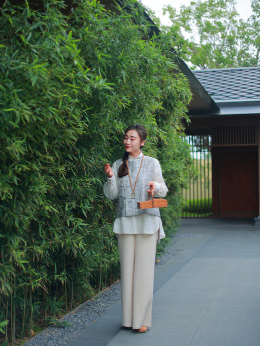 【2026东衣作】新中式马甲（25804089藕丝秋半） 商品图2