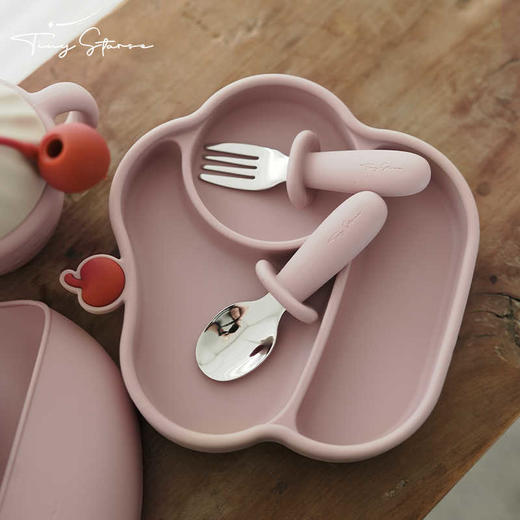 【tinystarse】冰淇淋樱桃硅胶吸盘分格盘 商品图1