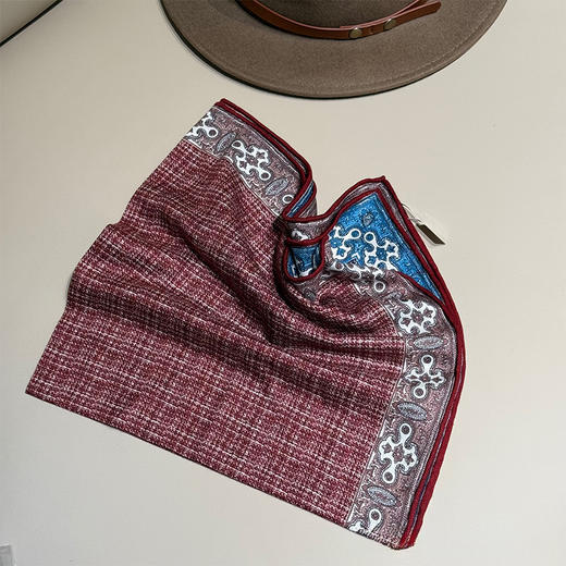 【不退不换】【预售7天】良木礼丝毛方巾（Q258468） 商品图1