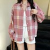 冰点价！仅限11.11！退货勿拍【秋上新】吉妮品牌 018A格子衬衫-喜出 商品缩略图1