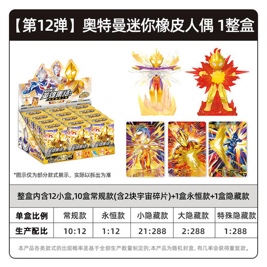 卡游 奥特曼-英雄集结系列-迷你橡皮人偶-第12弹KAYCYUTM-XPT-12 商品图2