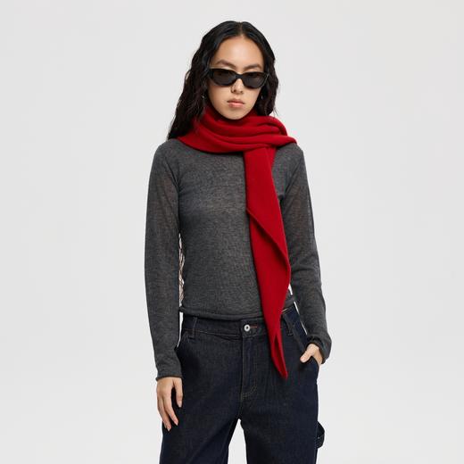 oneup全羊毛三角围巾 商品图0