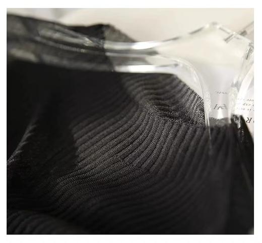 【如意衫】【卡码拍小】莱赛尔25新品半高领针织网纱上衣【81.6%莱赛尔18.4%锦纶】 H253090158 商品图4