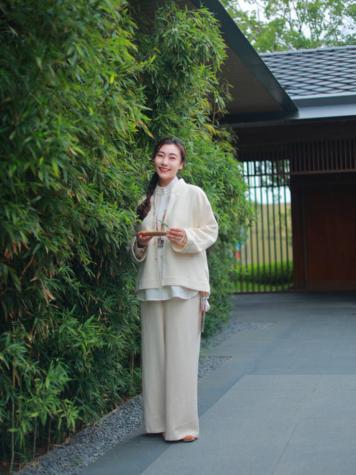 【抖音专属】暖玉·新中式上衣（25805015清秋） 商品图3