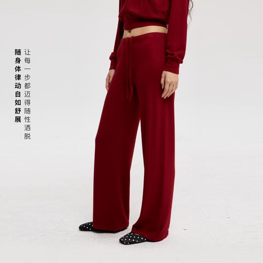 oneup兔毛女式橡筋长裤 商品图1