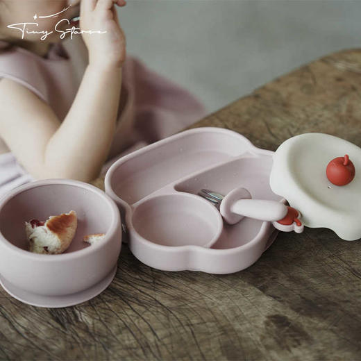 【tinystarse】冰淇淋樱桃硅胶吸盘分格盘 商品图3