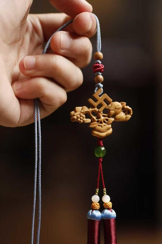 万事如意°老山檀香挂件 商品图7