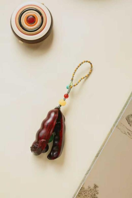 多子多福·豌豆°紫檀挂件 商品图3