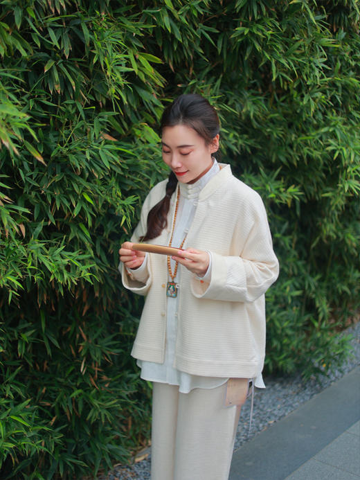 【抖音专属】暖玉·新中式上衣（25805015清秋） 商品图1