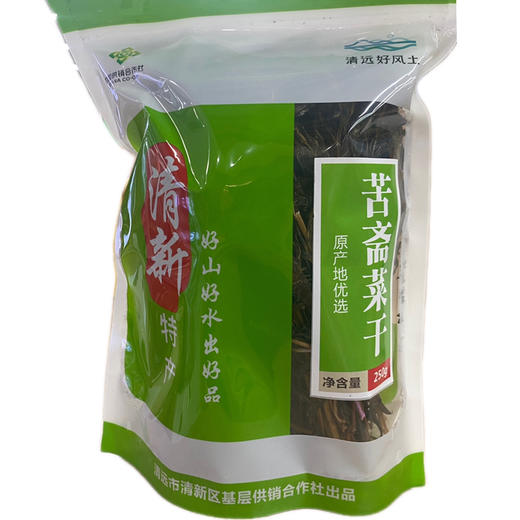 清新供销甄选 苦斋菜干250g（枫坑） 商品图0