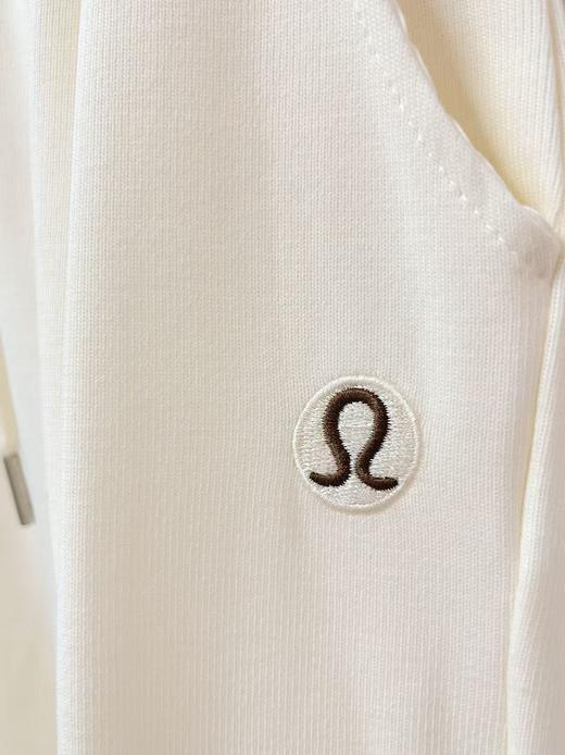 冰点价！仅限11.11！退货勿拍【秋上新】米白刺绣小标休闲直筒裤卫裤-喜出 商品图3