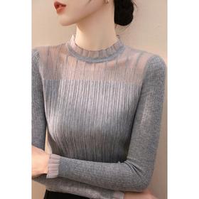 【顺心衫】莱赛尔25春秋法式花边领蕾丝长袖打底衫【81.6%莱赛尔18.4%锦纶】  H253090258