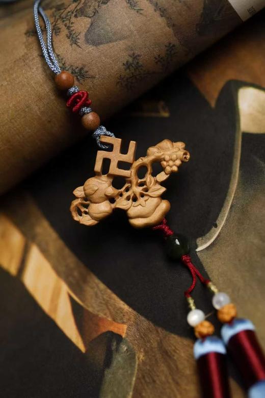 万事如意°老山檀香挂件 商品图4