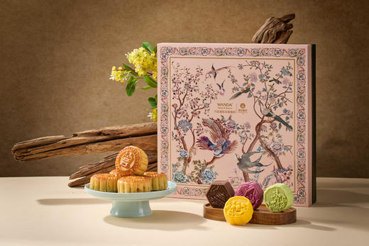 2025年总部月饼 礼盒-“花鸟纪 ” 商品图0