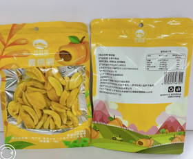 苗蔬蔬黄桃脆70g