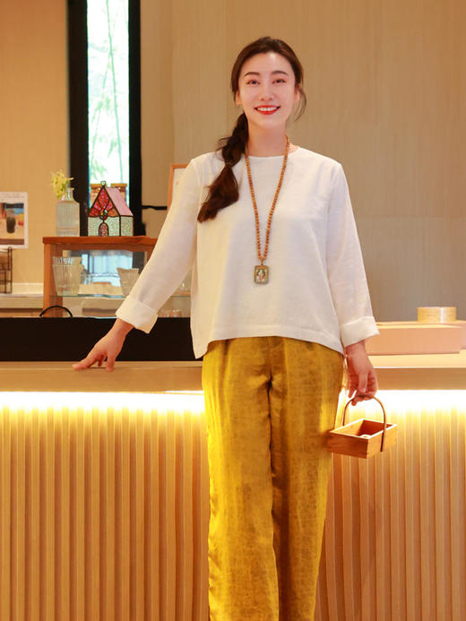 【2026东衣作】阔腿裤（24709615华金-高定款）
 商品图1