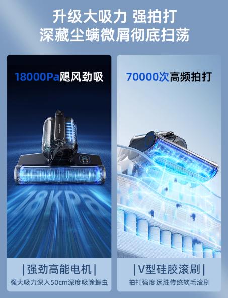 英国morphy摩飞MR3102蒸汽除螨吸尘器 商品图2