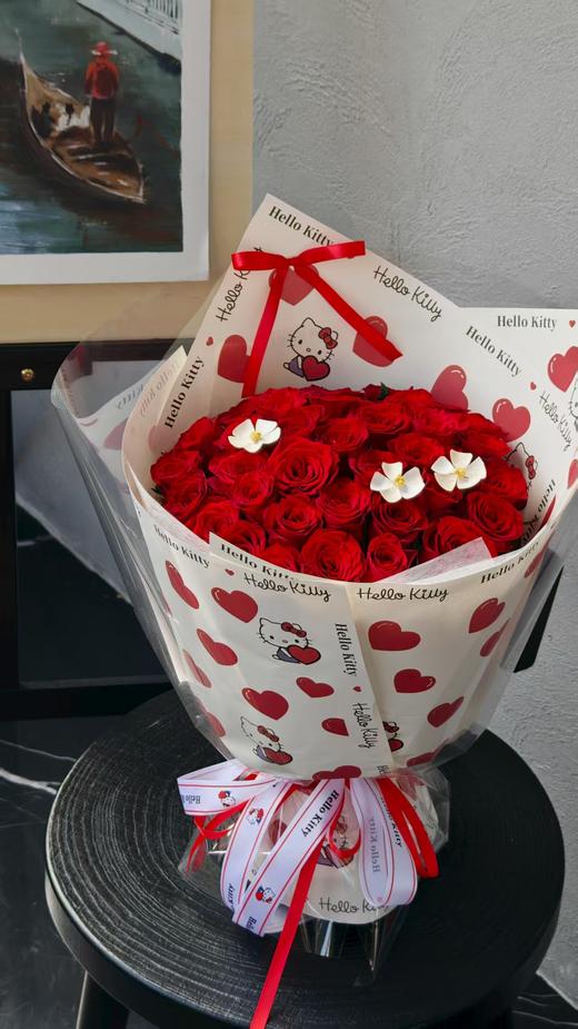 Kitty红玫瑰花束 商品图0