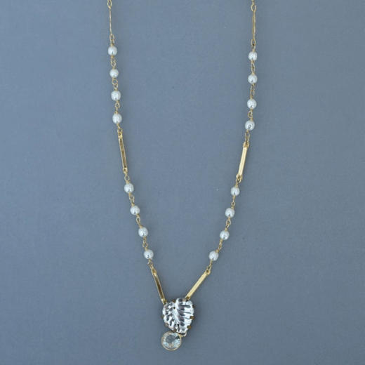 订购4周到｜Monshiro-hanamizuki-水晶 山茱萸 项链［日本设计师］ 商品图1