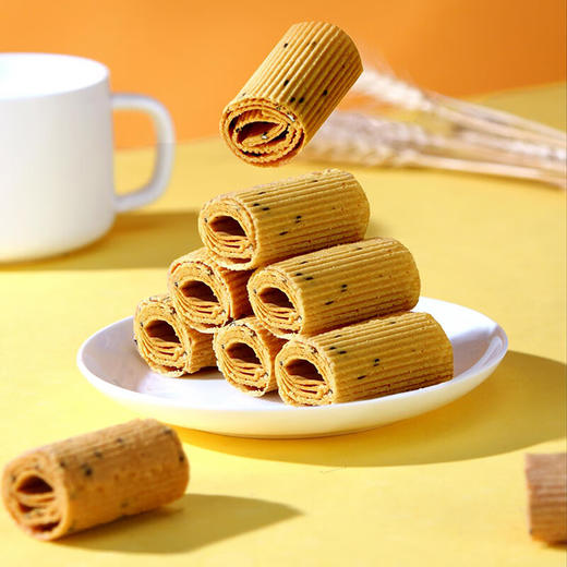 脆老舅黄油轻椰脆蛋卷200g 商品图1