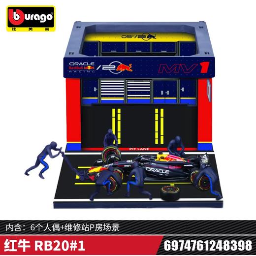 Bburago比美高 1:43 方程式维修站系列-RED BULL RACING 商品图1