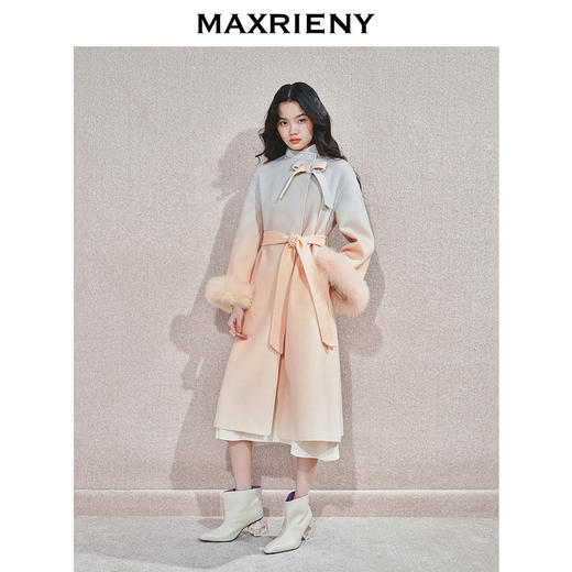 玛克门店发货：MAXRIENY毛呢外套丁达尔渐变(货号:MS85CT769) 商品图1