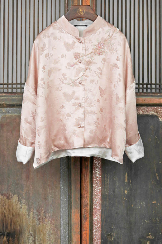 盛唐牡丹 | 法式手工串珠真丝外套 商品图0