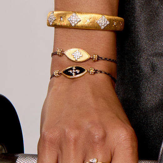 北京仓｜MYA-BAY-BLACK SHINY JAZZY-金色 椭圆 锆石 手链［比利时设计师］ 商品图1