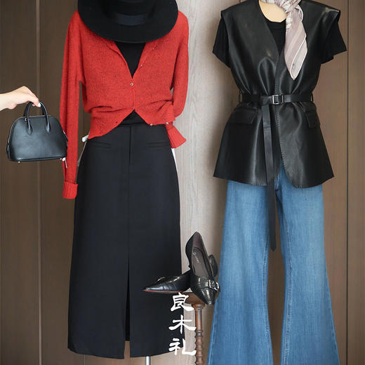 【特价不退不换】【预售7天】良木礼半裙（腰带）（08-674） 商品图2