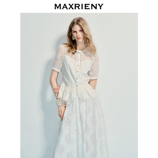 玛克门店发货：MAXRIENY优雅度假风上衣(货号:MF86TP015) 商品图0