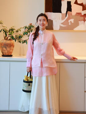 【抖音专属】新中式衬衣（23710230-菡萏-设计师）