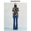 玛克门店发货：MAXRIENY精致日常风烫钻修身微喇长裤(货号:MF86TR254) 商品缩略图2