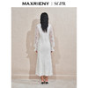 玛克门店发货：MAXRIENY精致浪漫复古宫廷风蕾丝长裙2025春季新款花边收腰连衣裙(货号:MS85DR762) 商品缩略图3