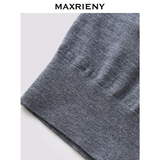 玛克门店发货：MAXRIENY格雷系羊毛针织衫(货号:MF86SW511) 商品图3
