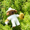 北京仓｜Felt So Good-Bumble the Bee Keeper-养蜂小狗 邦布尔 羊毛毡 挂件［英国设计师］ 商品缩略图0