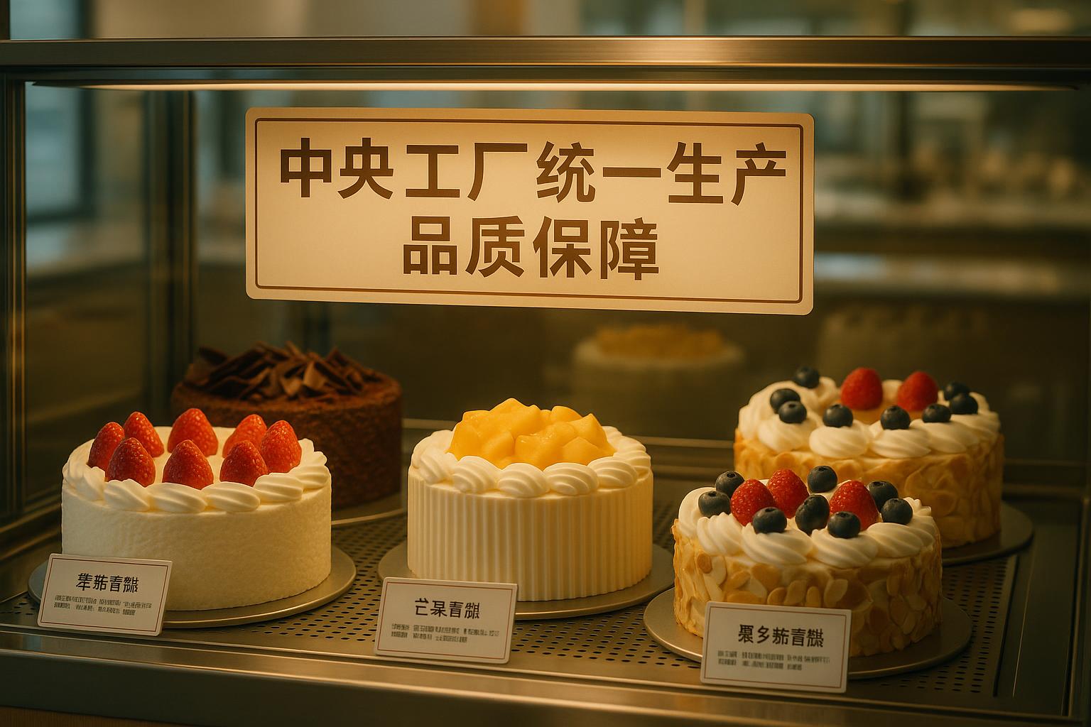 连锁蛋糕店蛋糕都是中央工厂生产吗？