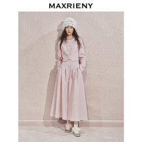 玛克门店发货：MAXRIENY宫廷浪漫毛呢外套(货号:MC85JA570)