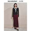 MAXRIENY法式复古赫本风丝绒套头上衣修身显瘦24冬款(货号:MS85TP761) 商品缩略图1