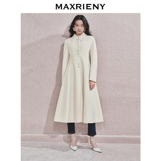 玛克门店发货：MAXRIENY极简绵羊毛大衣(货号:MS85CT765) 商品图0
