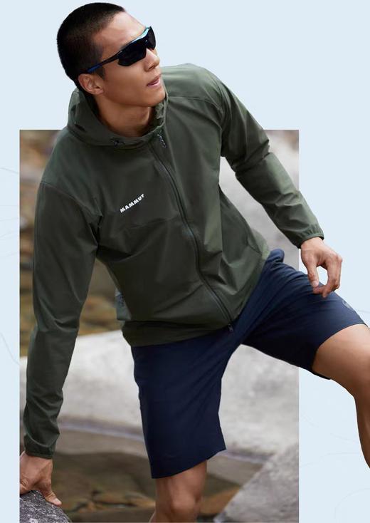 张若昀同款 MAMMUT猛犸象GRANITE男士户外防风连帽软壳外套 商品图3