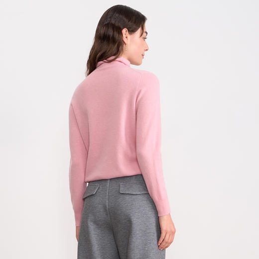 【30.6%山羊绒】EITIE爱特爱舒适柔软高领羊毛针织衫秋冬新款C2501820 商品图9