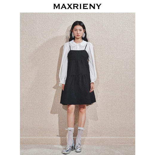 玛克门店发货：甜美复古感娃娃裙(货号:MS85DR767) 商品图1