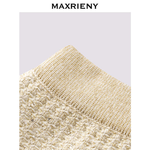玛克门店发货：MAXRIENY鎏金小香半裙(货号:MF86SK501) 商品图1