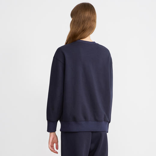 EITIE爱特爱精致绣花时尚通勤休闲圆领舒适秋季新款卫衣上衣C2513830 商品图4