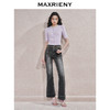 玛克门店发货：MAXRIENY精致休闲紧身喇叭牛仔裤(货号:MC85PA526) 商品缩略图1