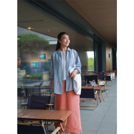 【抖音专属】新中式衬衣（25810077-云风清） 商品图2